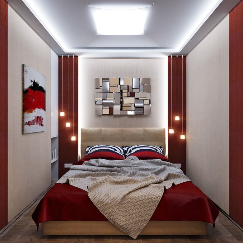 Дизайн спальни в хрущевке: особенности планировки и зонирования, реальные фото оригинальных интерьеров